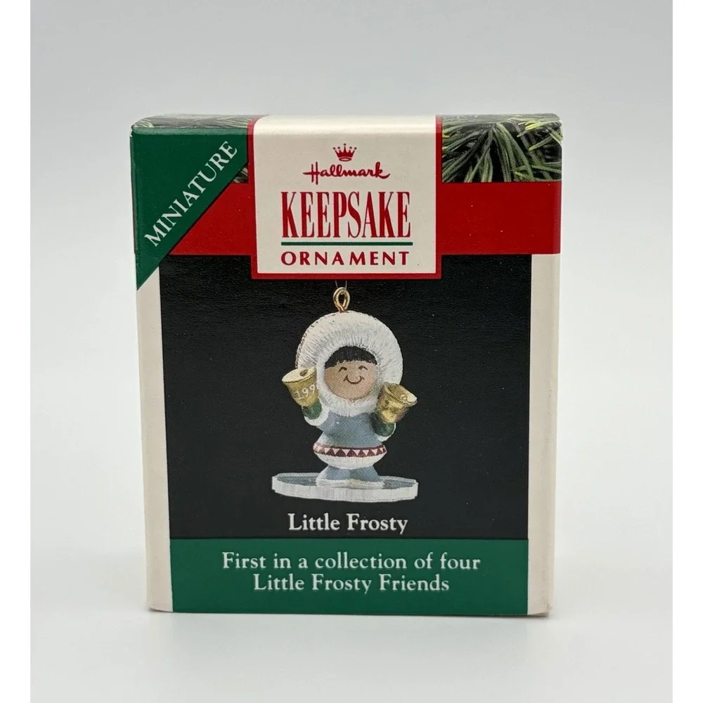 Hallmark Keepsake Ornament 1990 Little Frosty Friends Little Frosty Miniature
